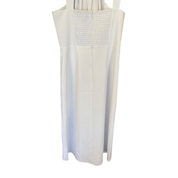 French Collection Echo Crepe Midi Dress White - Picture 6 of 9
